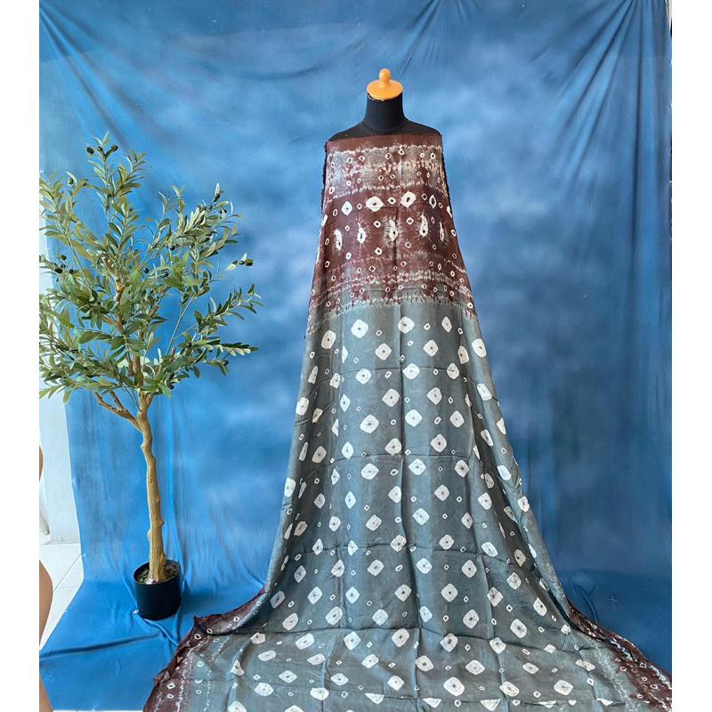 bahan / kain jumputan palembang asli tenun handmade