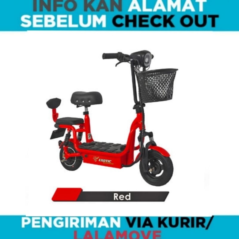 Sepeda skuter listrik ET-HB320 / ETHB320 / exotic ET HB320 / pacific / pasific