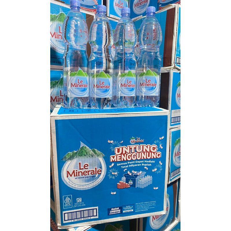 

(GRATIS ONGKIR) LE MINERALE BESAR air mineral 1500ml isi 12 botol