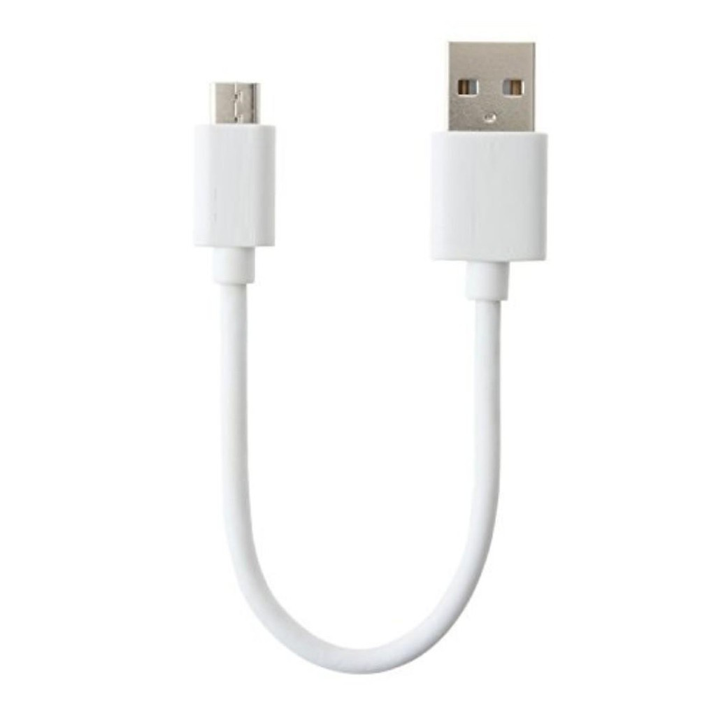 USB Pendek / Kabel USB Micro / Kabel USB Putih Pendek