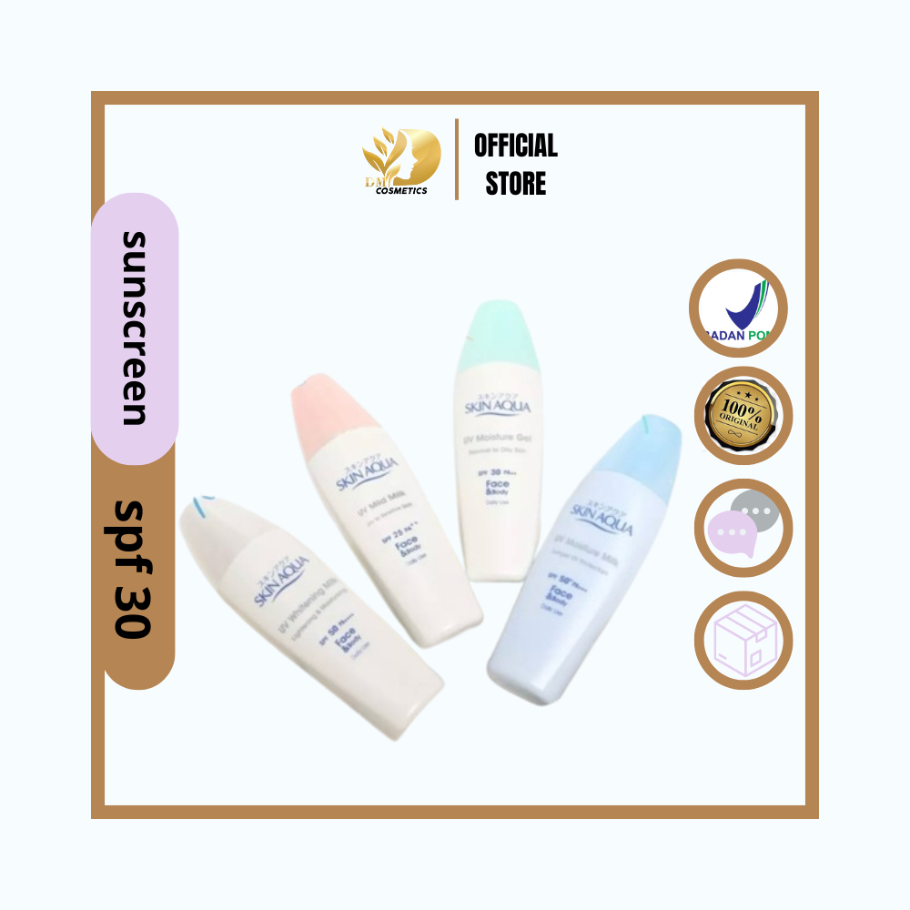 Skin Aqua Sunscreen - Skin Aqua Spf 50 Moisture Milk- Skin Aqua Spf 30