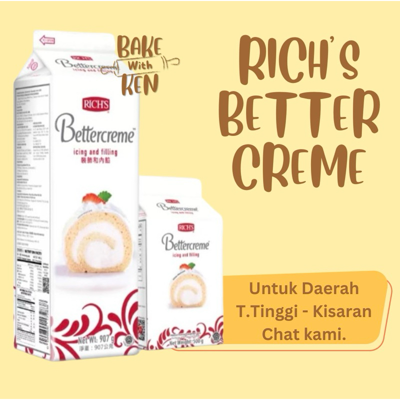 

RICH’S - RICH BETTERCREME / KRIM CAIR / WHIPPING BETTER CREME