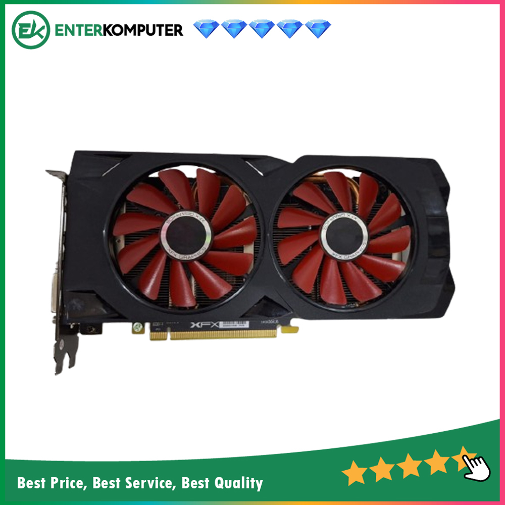 XFX Radeon RX 570 8GB DDR5 RS Black Edition - Dual Fan - RX-570P8DBDR [Brown Box]