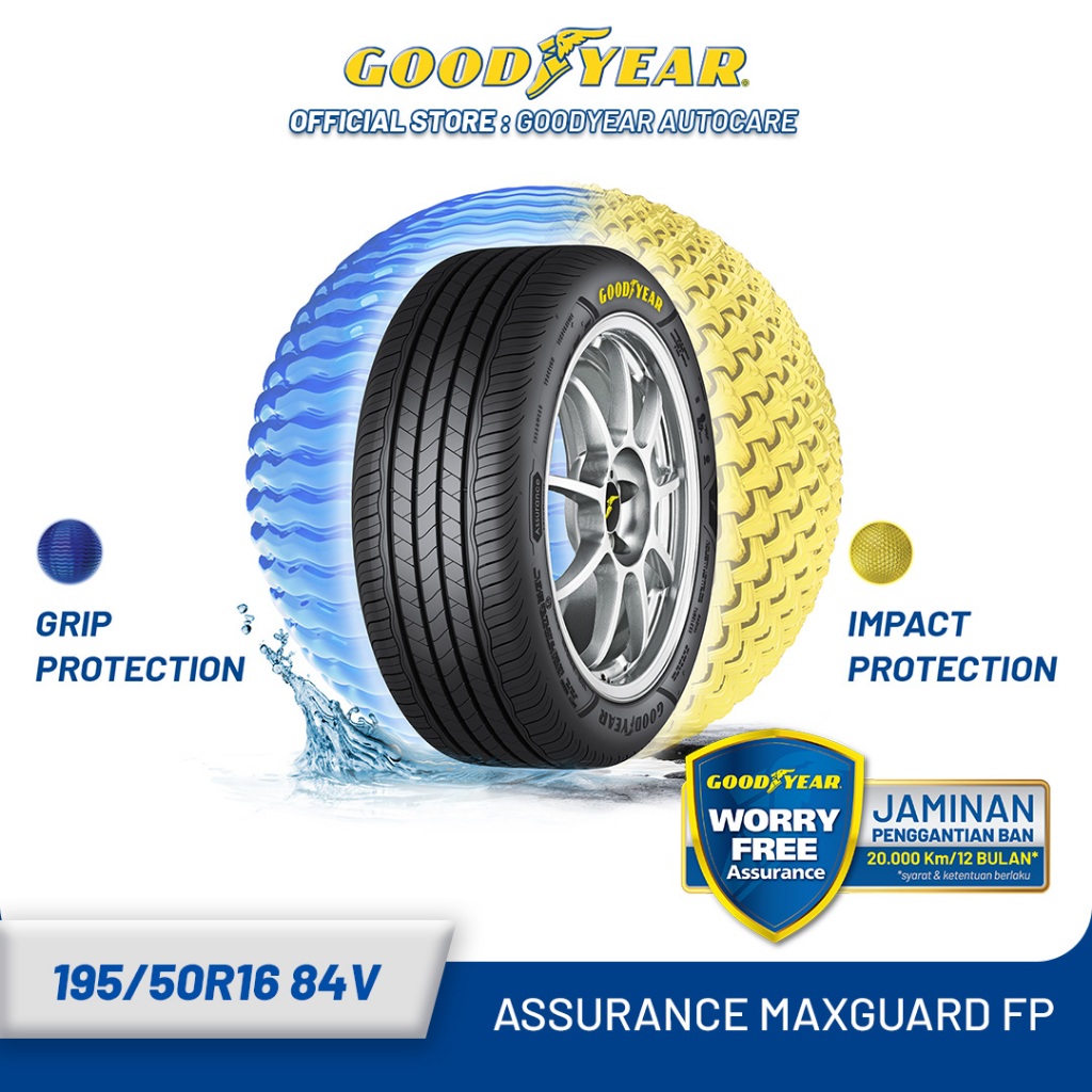 Ban Goodyear 195/50R16 84V Assurance MaxGuard FP