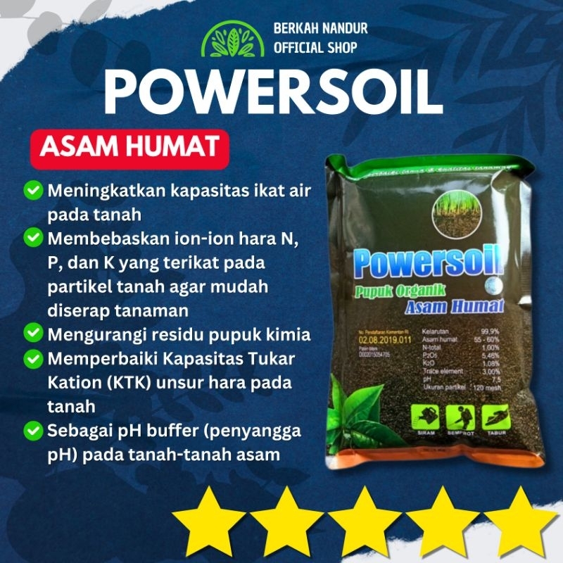 Power Soil 1 kg PowerSoil Pembenah Tanah Asam Humat