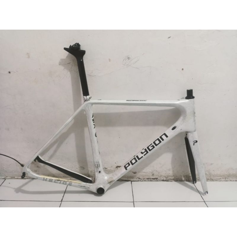 Frame Polygon Helios a7 frameset roadbike carbon rimbrake size M rim brake