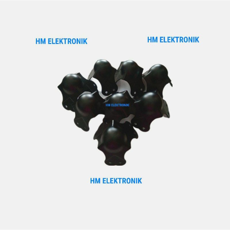 8pcs - Siku Bulat Hitam Besar Hardcase - Siku Sudut Hitam Besar Box Hardcase - Siku Corner Hitam Bes