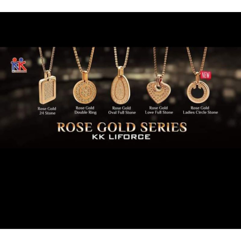KALUNG KESEHATAN KK LIFORCE | ROSE GOLD SERIES
