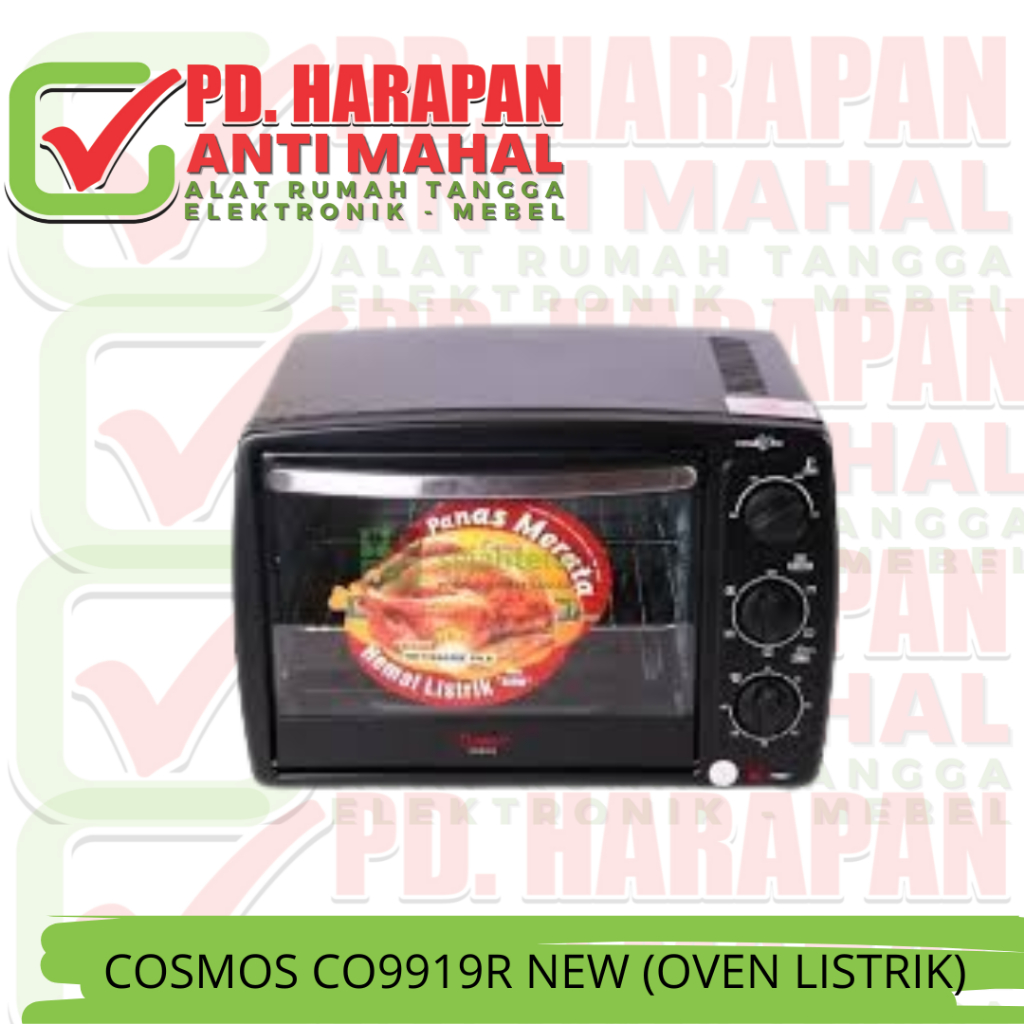 COSMOS CO9919R NEW (OVEN LISTRIK)/OVEN LISTRIK COSMOS/KAPASITAS 19LITER
