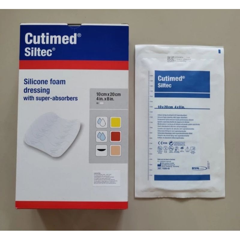 Cutimed Siltec 10x20cm