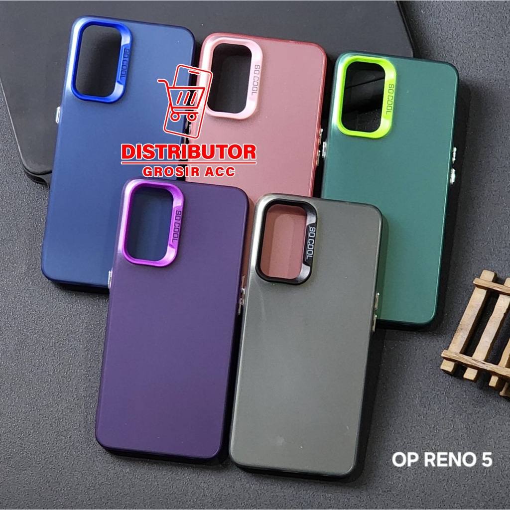 OPPO RENO 5 CASE IMD HYBRID PLATE HOLOGRAM CASE SOCOOL OPPO RENO 5