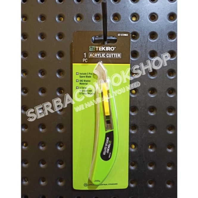 

TEKIRO Plastic Cutter Kater Acrylic Pisau Cutter Termurah KODE S2Y7