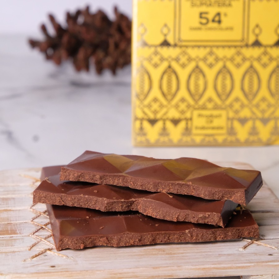 

Dark Chocolate 54% Bar 70gr LILE CHOCOLATE Sumatra