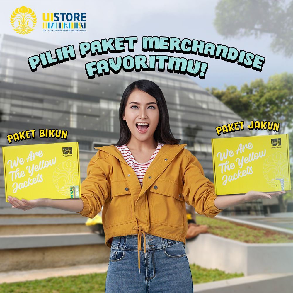 NEW- PAKET MERCHANDISE OFFICIAL MERCHANDISE UI