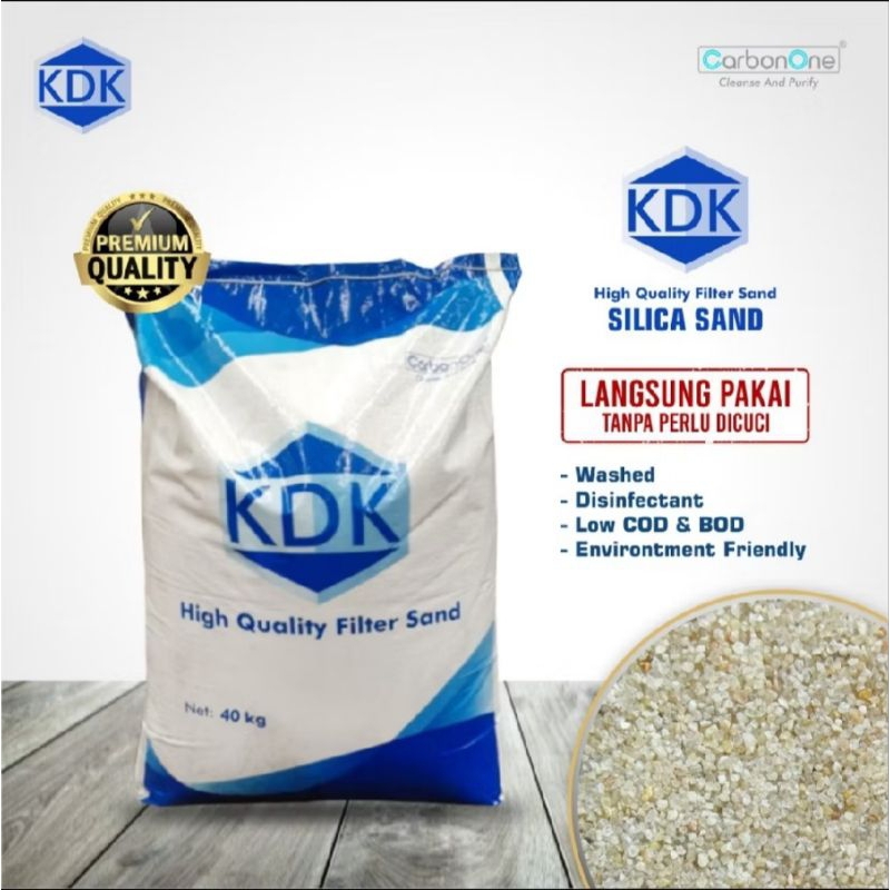 media pasir silika KDK kemasan 40kg