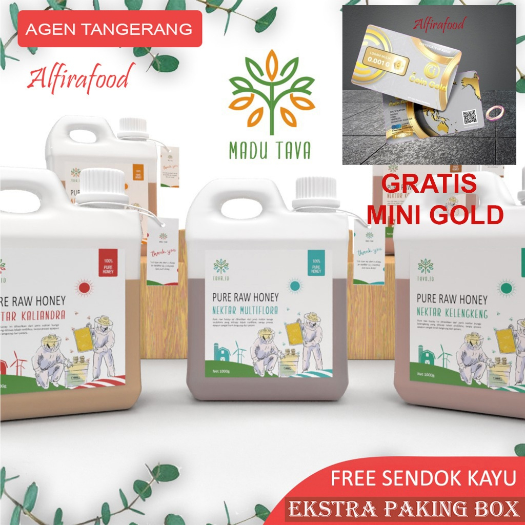 

Madu Tava Murni Asli Grade A Variant Nektar 100% Alami Pure Natural Raw Honey Minuman Kesehatan ibu