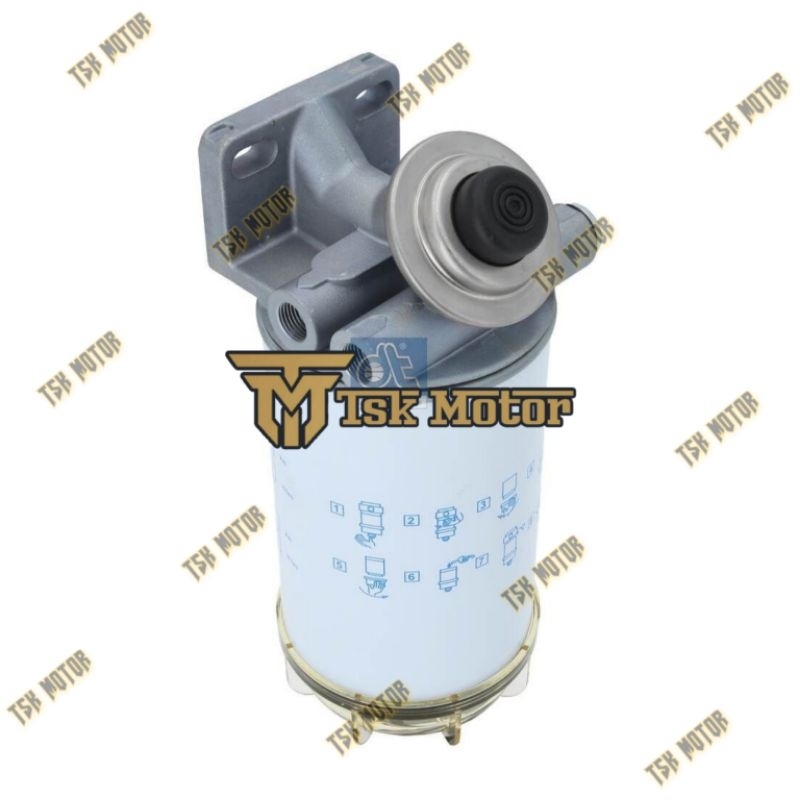 Filter solar bawah fuel water separator mercy bus OH 1525 - OH 1526 - OH 1626 Set headpump + cover b