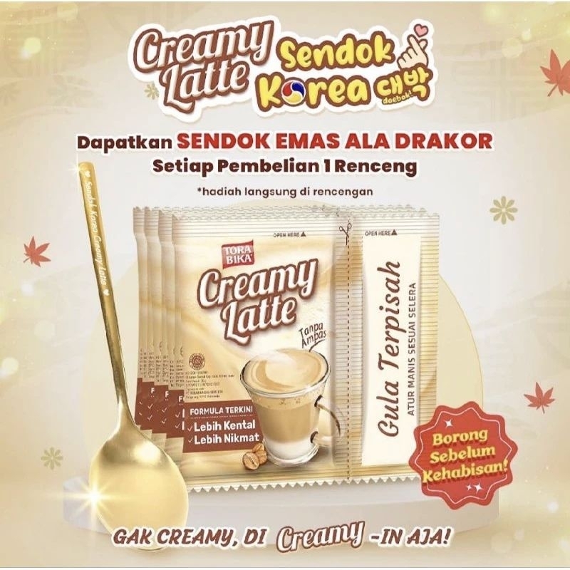 

Torabika creamy latte 10 sachet @25gram