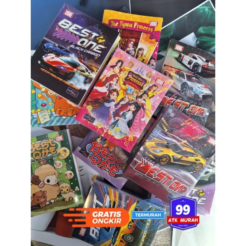 

38 Lembar Buku Tulis BEST ONE/Note Book/Buku Catatan/Buku Agenda/Buku Tulis Sekolah