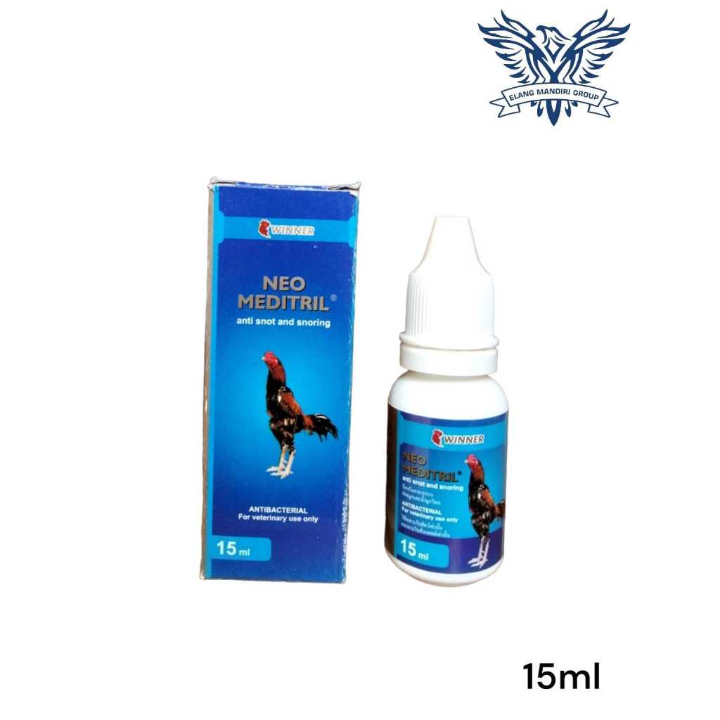 Neo Meditril LAGA 15 ml Ngorok Snot Sesak Nafas Ayam Adu Kampung Winner Antibiotik Ayam Laga Medion