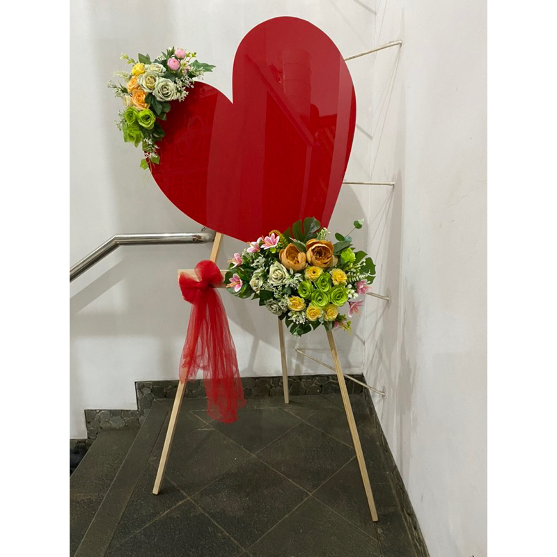 Standing Acrylic Artificial Flower/ Bunga buatan dengan Acrylic