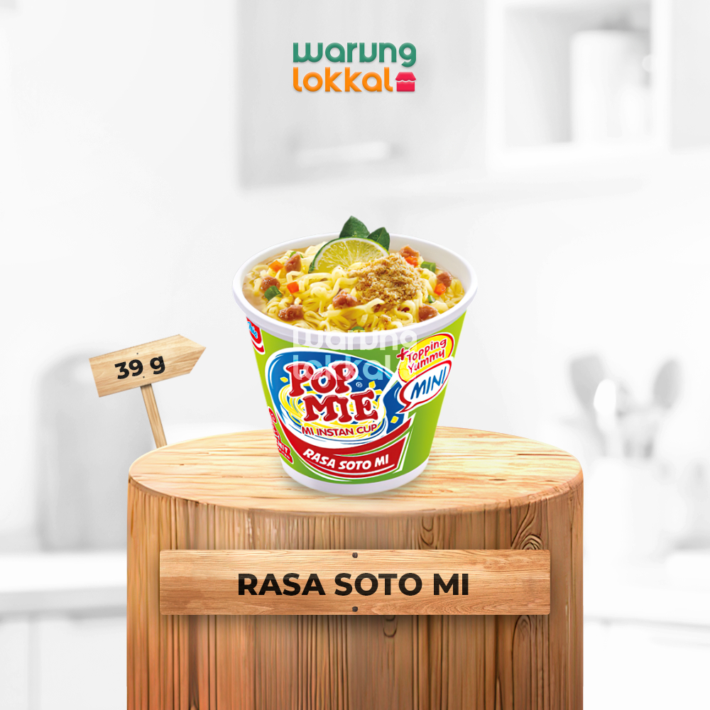 

Pop Mie Mini Rasa Soto Mi 39g - Warung Lokkal