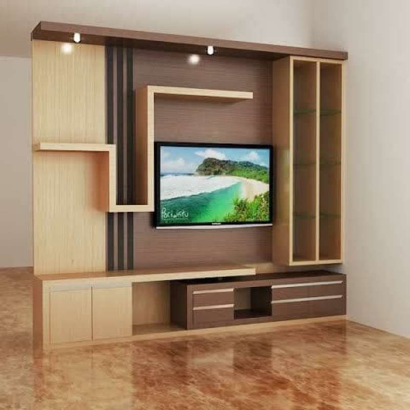 partisi/penyekat ruangan tv minimalis modern permeter