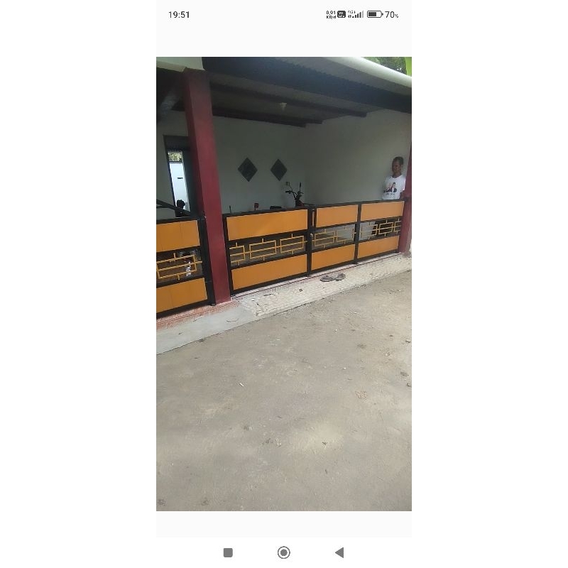 PINTU PAGAR RUMAH MINIMALIS