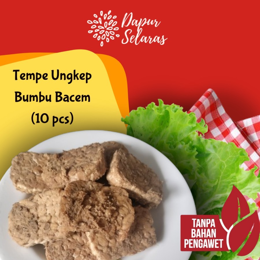 

Tempe Bumbu Bacem Siap Goreng (10 Pcs) | Dapur Selaras