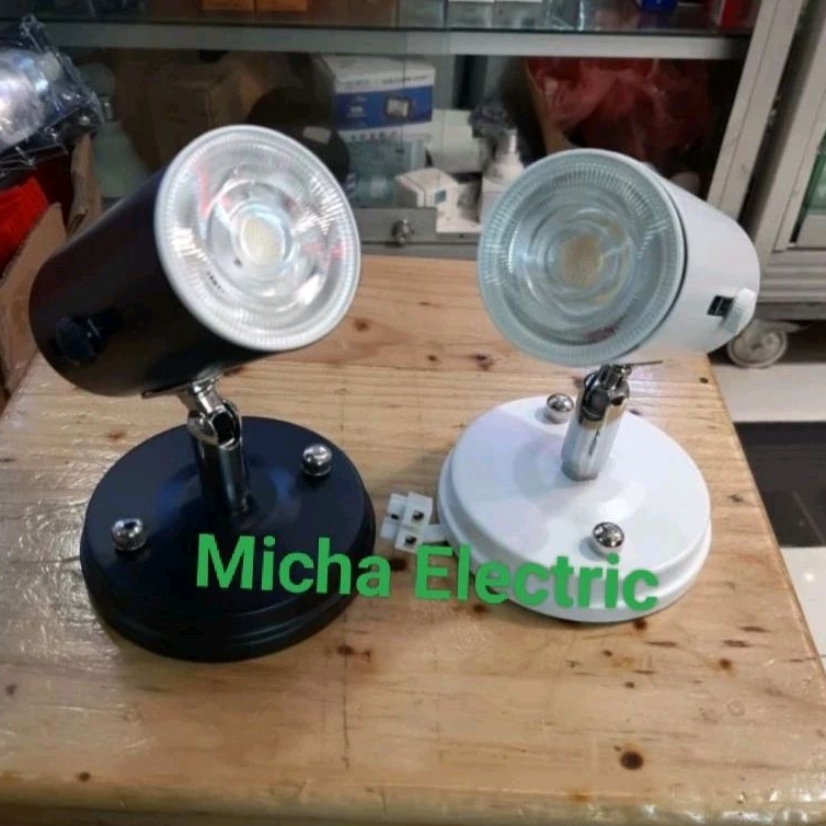 Lampu Sorot Spotlight Plafon COB 5W/7W Outbow/ Kap Lampu Spotlight Halogen 5W/7W E27 Outbow (1 Set L