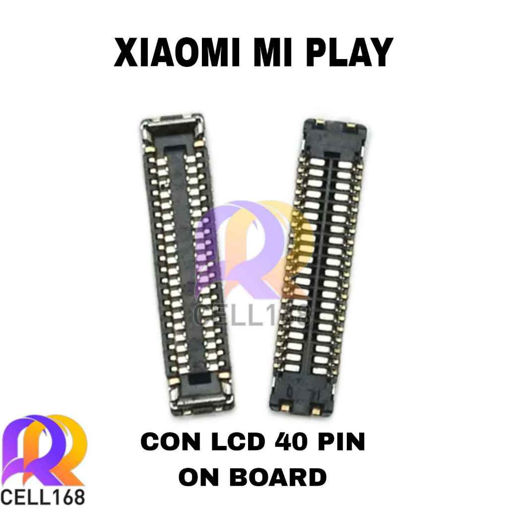 KONEKTOR LCD XIAOMI MI PLAY SOKET CONNECTOR LCD FPC DIMESIN