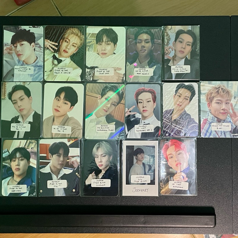 Monsta X MX PC Photocard Jooheon Joohoney Xiesta; One of A Kind; Shape of Love; No Limit; Urban Deca
