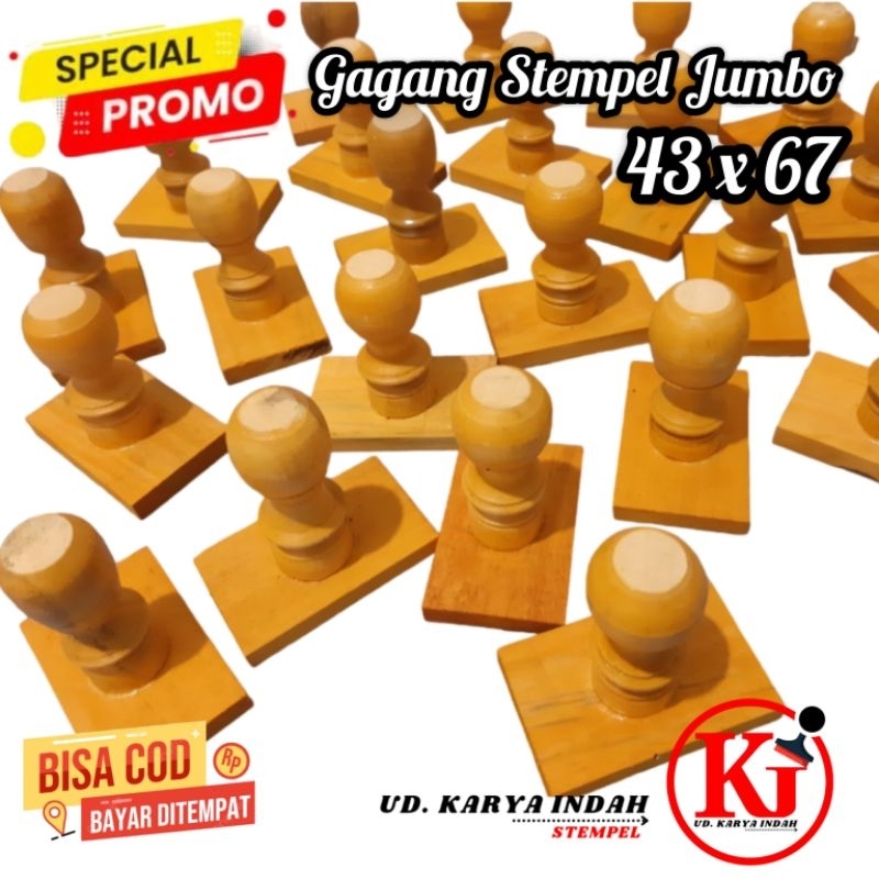 

gagang stempel kotak 43 x 67