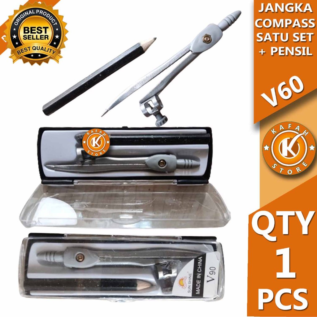 

JANGKA COMPASS 1 SET + PENSIL V 60 kafah store