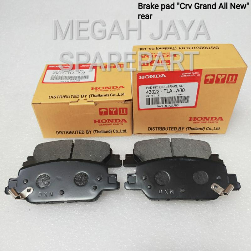 Kampas rem belakang cakram Crv Grand All New 2013 up