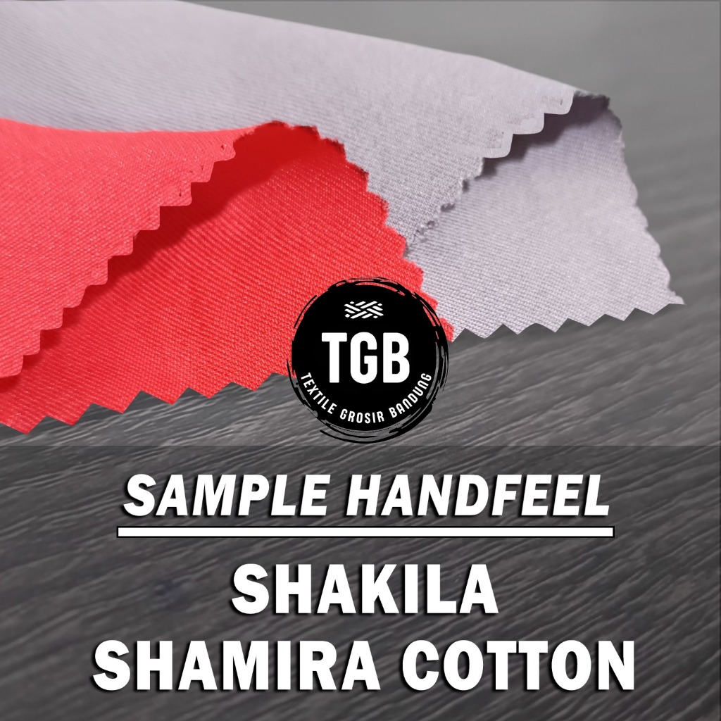 [𝐒𝐀𝐌𝐏𝐄𝐋] Sample Kain Shakila Shamira Cotton Import Grade A Textile Kualitas Premium