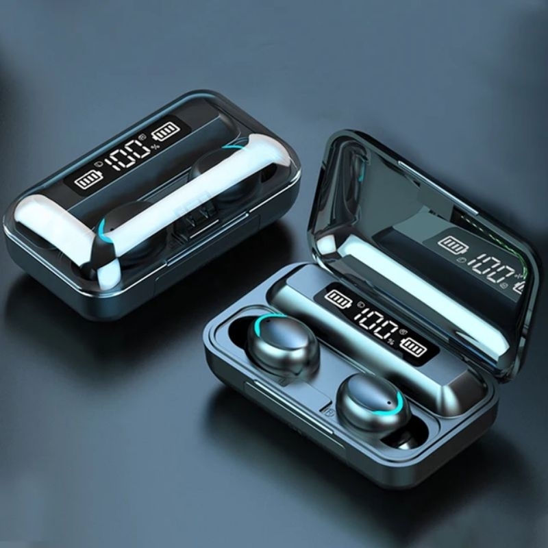 Headset TWS F9-5 headset bluetooth + powerbank