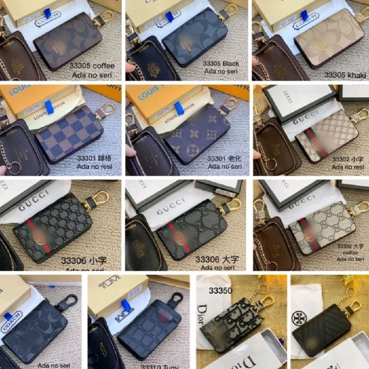 KODE B33A Gatungan kunci mobil  dompet gantungan  dompet stnk import