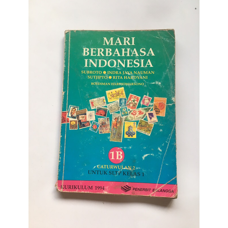 buku pelajaran - MARI BERBAHASA INDONESIA jilid 1b untuk SLTP KELAS 1 kurikulum 1994