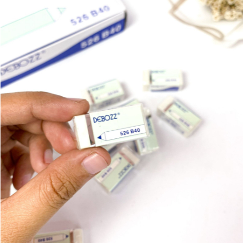 

(Pcs) DEBOZZ - Penghapus B40 Putih