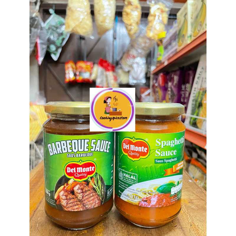 

DEL MONTE BARBEQUE SAUCE (Saus BBQ) / SAUCE SPAGHETTI 330gr