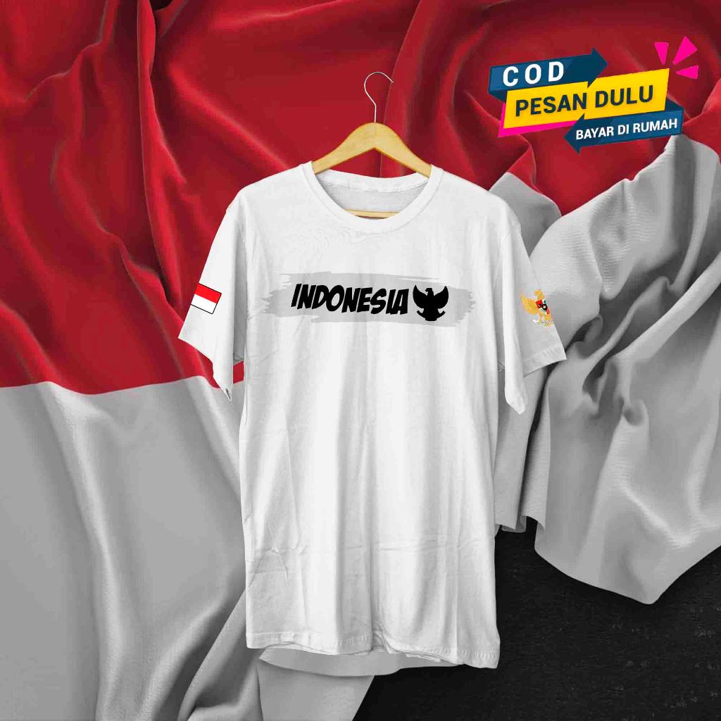 KAOS 17 AGUSTUS 2023 DEWASA / KAOS MERAH PUTIH DEWASA / BAJU MERAH PUTIH / KAOS KEMERDEKAAN 17AGUSTU