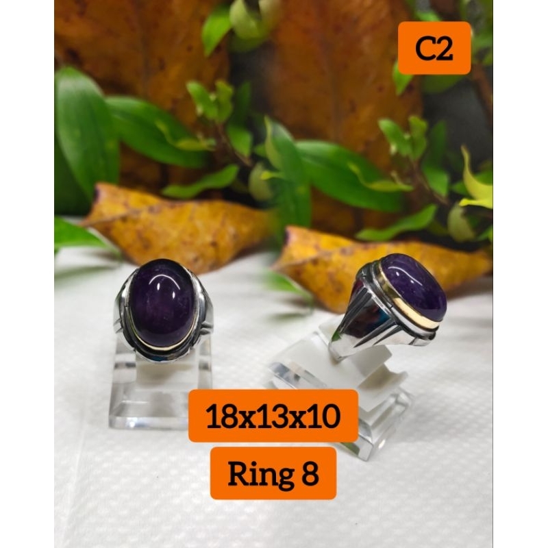 Batu Kecubung/Amethyst Natural Kalimantan