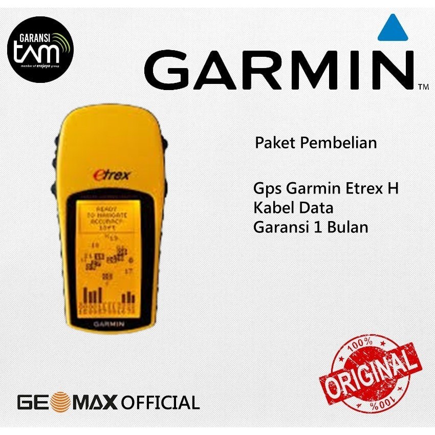 Gps Garmin Etrex H / Gps garmin Etrex H bekas