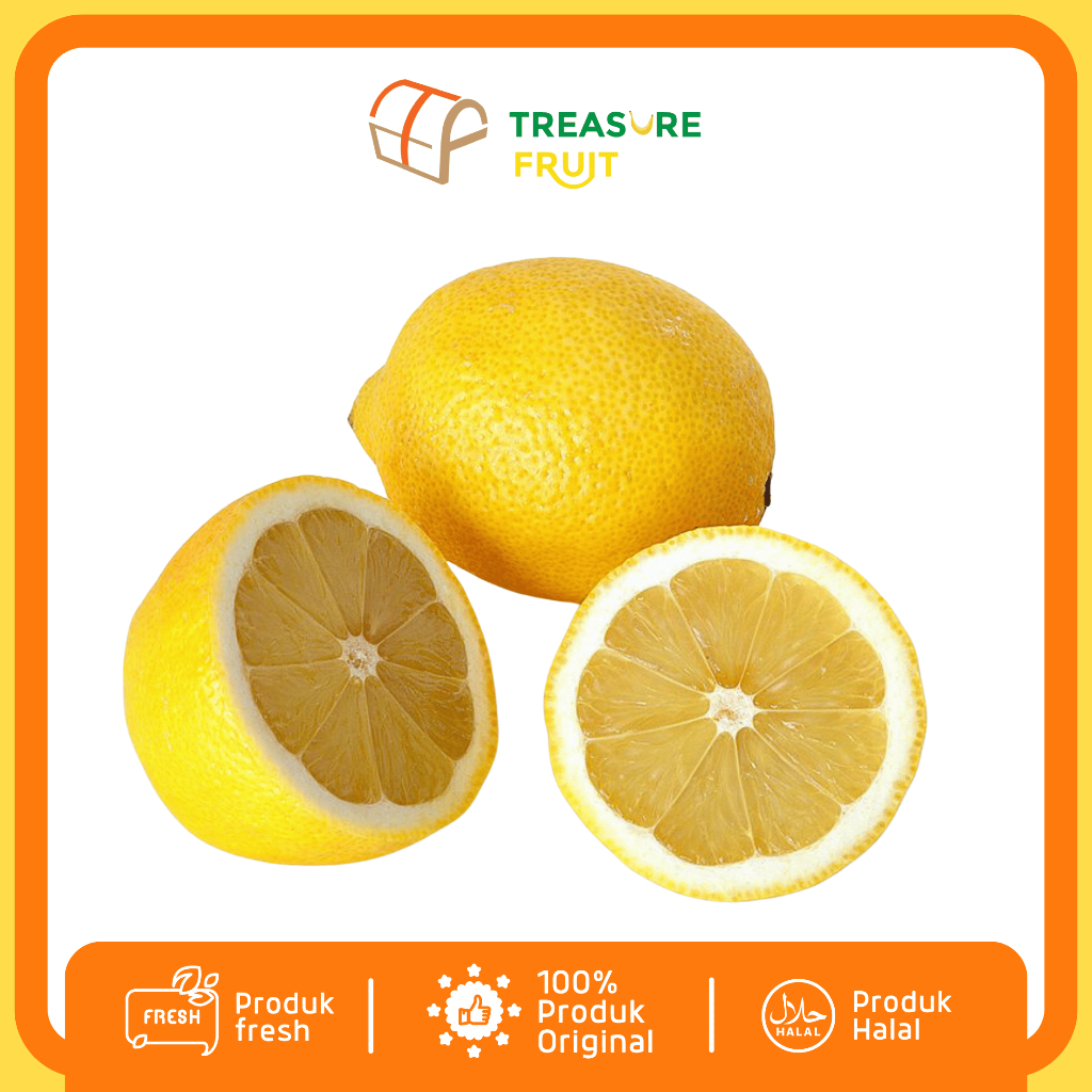 

LEMON IMPORT Kualitas Premium I Treasure Fruit - Buah Sehat dan Segar