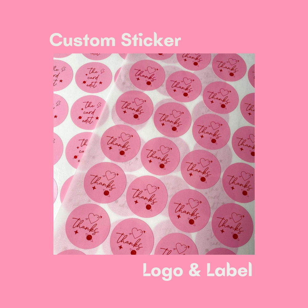 

[Tanpa PO] Stiker Label Logo Kemasan, Sticker Thank You, Sticker Label Pengiriman