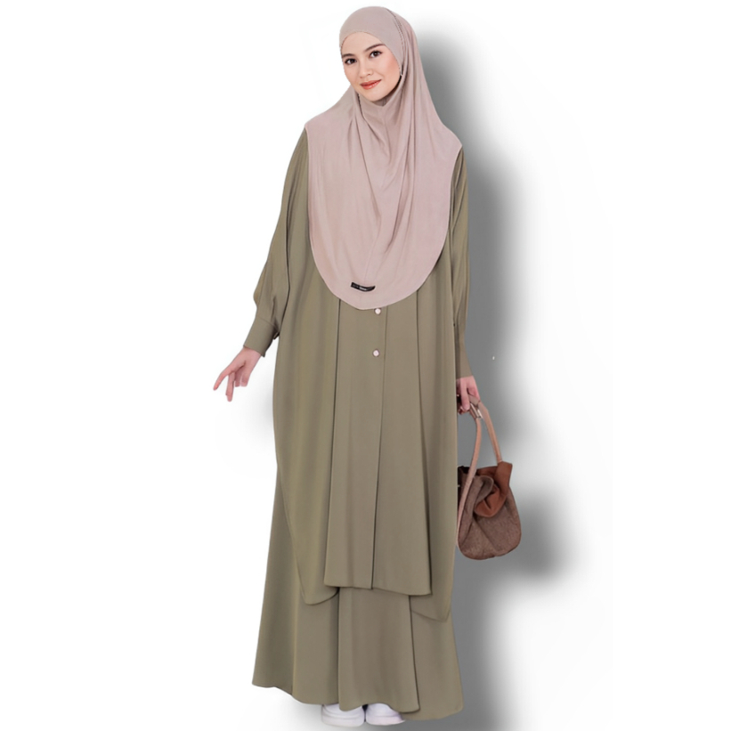 Aurora Abaya Set Baju Gamis Wanita