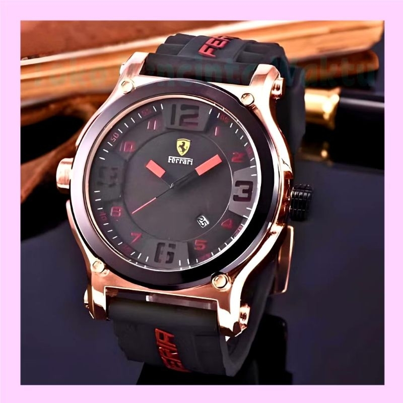 MORYMONY - Fashion Sporty Jam Tangan Pria JM23 SCUDERIA, Desain Keren dan Tahan Air