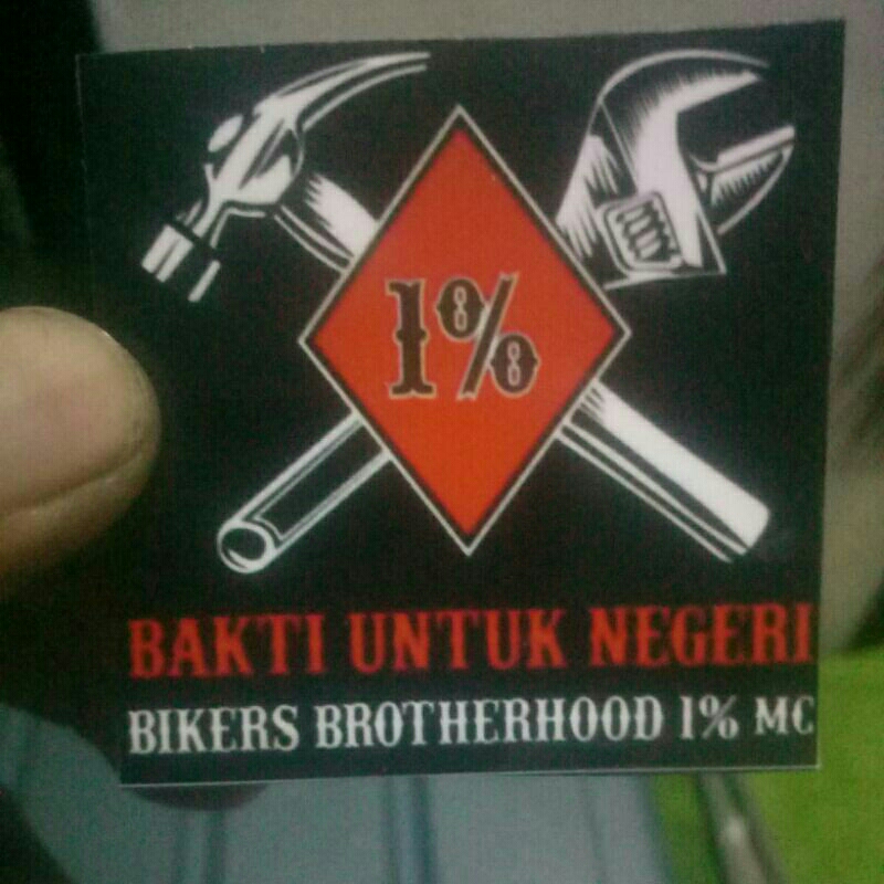 

stiker 1%