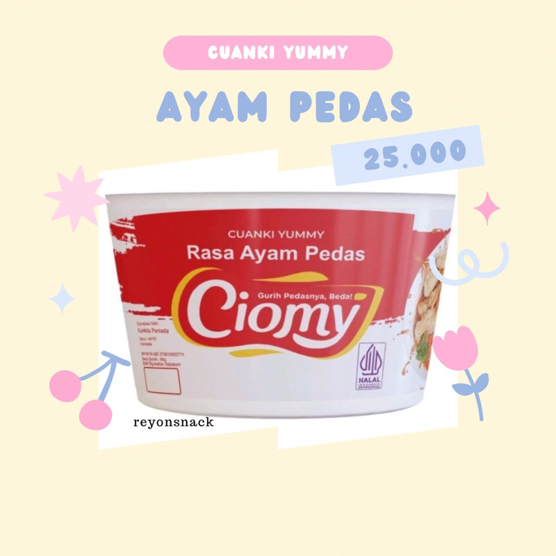 

CIOMY - Cuanki Yummy Rasa Ayam Pedas | Chicken Spicy Reguler